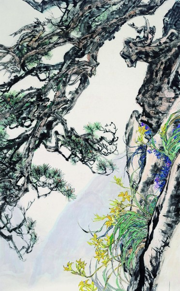 岱岳松声（中国画）李雪松