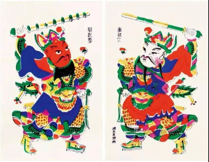 ▲秦叔宝和尉迟恭。