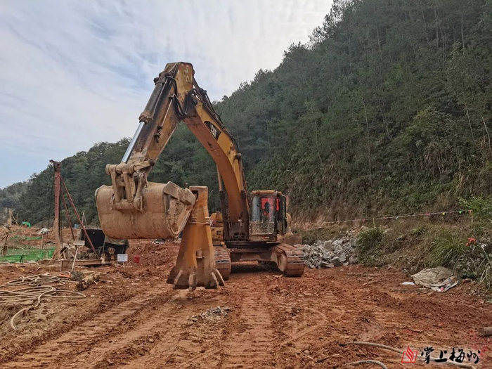 西部快线建设现场。