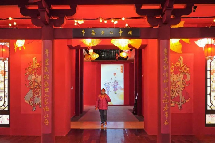 ▲展览《年画里的中国》。（图片来源：央广网）