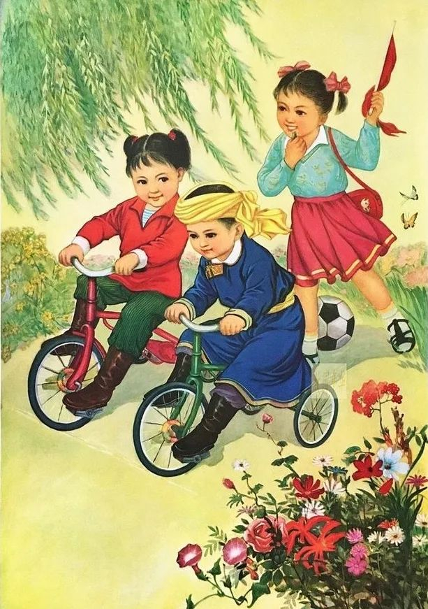 ▲改革开放后的新年画。