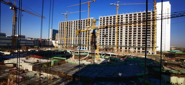 超级合生汇建设现场