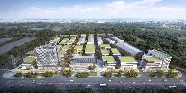 ▲中电网信园一期鸟瞰图