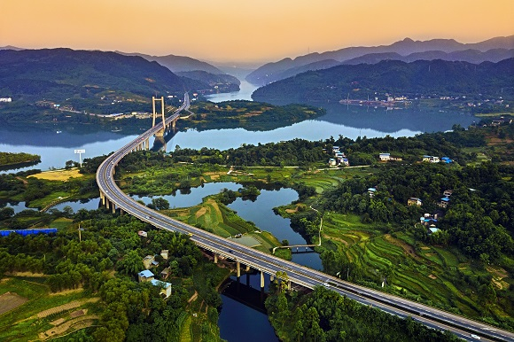 合川区把湿地保护建设工作和城市发展规划高度统一。合川区林业局供图 华龙网发