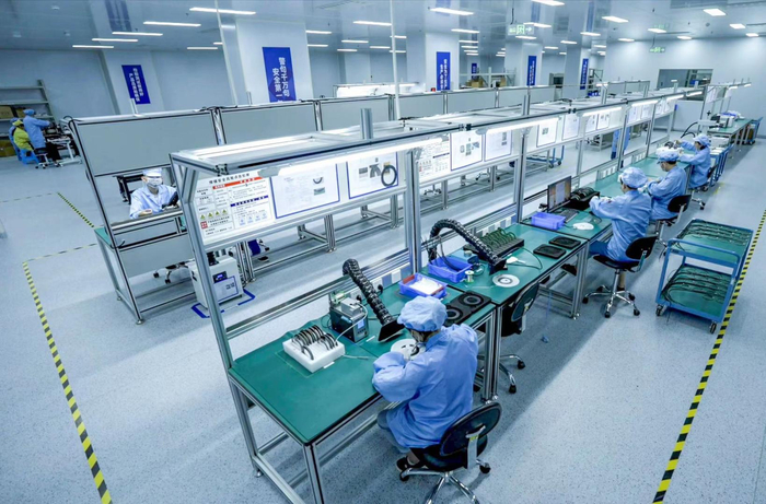 ▲国测时栅十万级无尘车间
