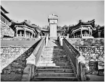 颐和园转轮藏建筑群老照片