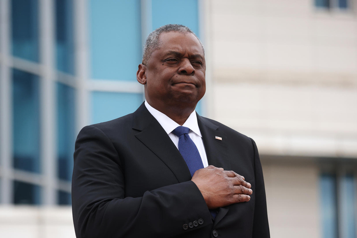 ↑美国国防部长奥斯汀 图据视觉中国