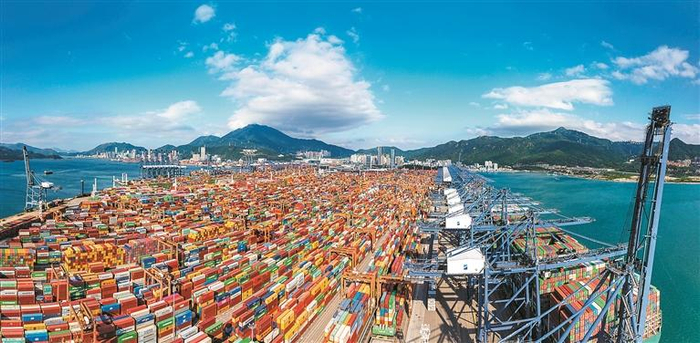 生机勃勃的盐田港