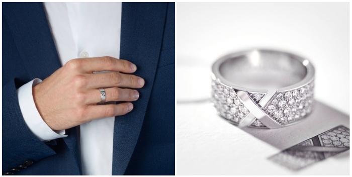 CHAUMET Liens缘系·一生系列 一生缘白金全镶钻戒指