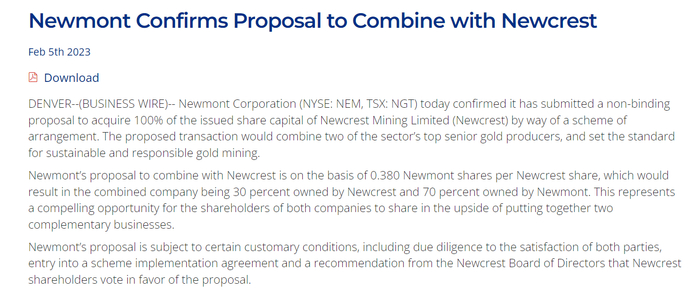 （来源：Newmont官网）