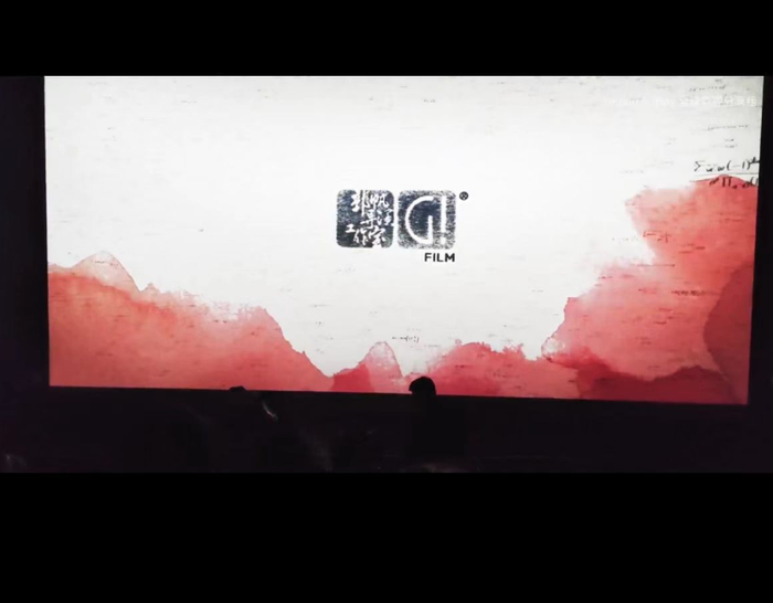 网络流传的盗版电影能模糊看到电影院环境  图源北京日报