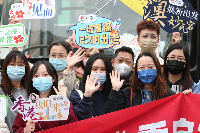  游客赴港旅游 广之旅供图