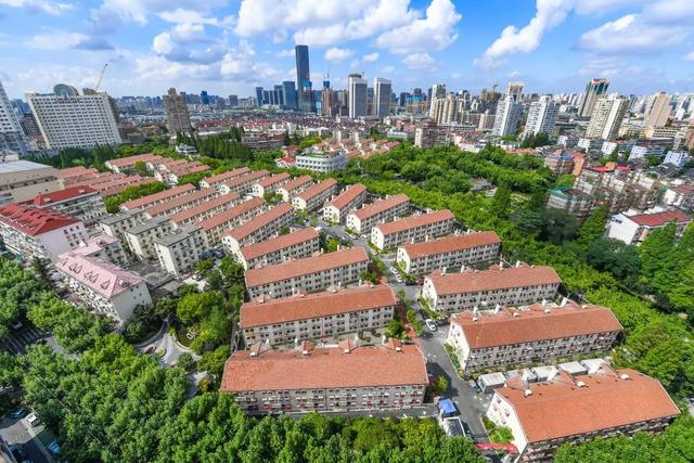 曹杨新村鸟瞰图