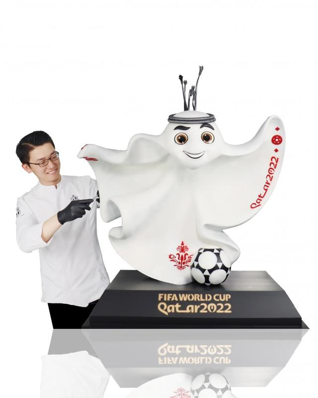 ▲赵凯的巧克力“拉伊卜”制作视频上线后被大量转发。图片来源/受访者供图