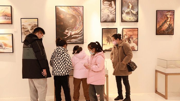 （鹿溟山“共赴山海”个人画展）