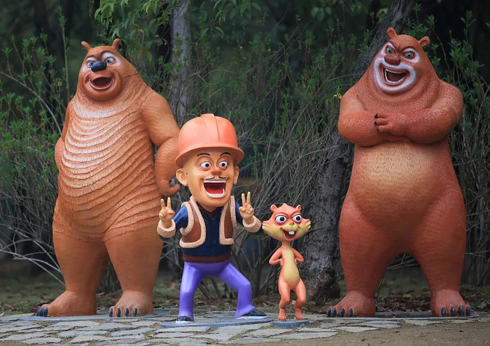 华强方特熊出没主题乐园。图/视觉中国