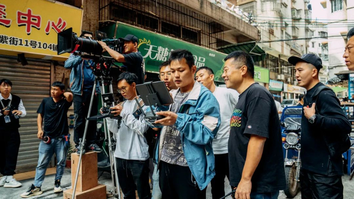  《狂飙》拍摄现场。