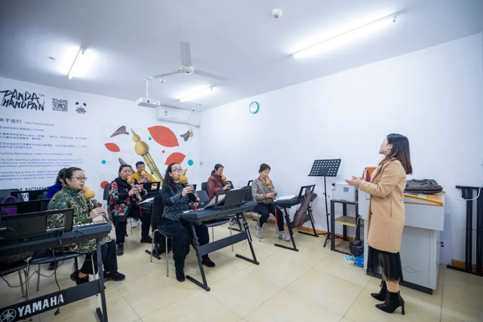 ▲民乐村社区举办居民活动