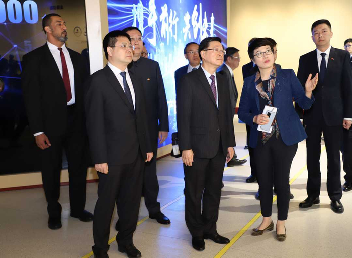 香港特别行政区代表团访问中阿产能合作示范园