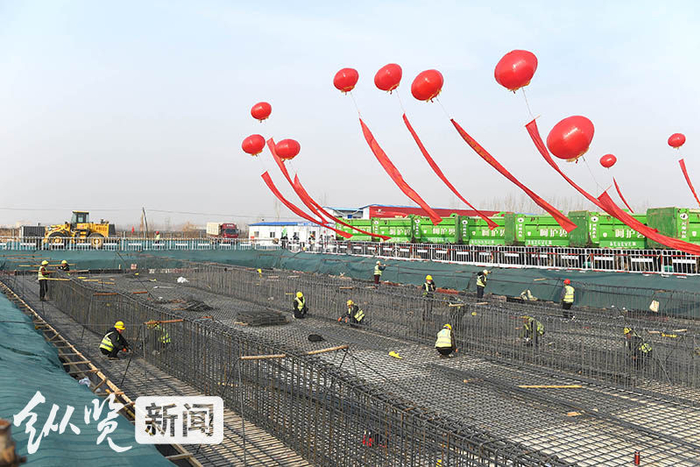 　　图为项目建设现场。河北日报记者赵永辉摄