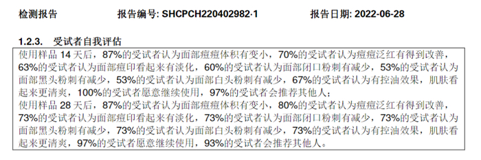 数据来源：报告 SHCPCH220402982.1