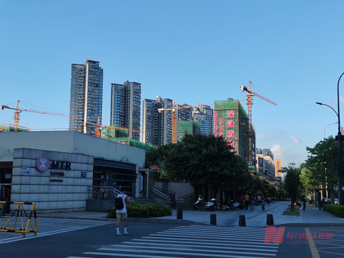 深铁置业旗下在建项目 图片来源：每经记者 陈荣浩 摄
