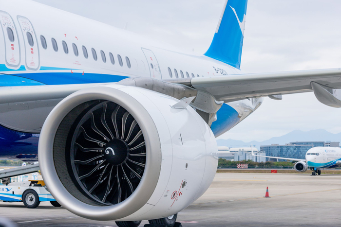 厦航A321neo飞机选装的CFM LEAP-1A发动机，力大省油安静颜值还高，特全能。