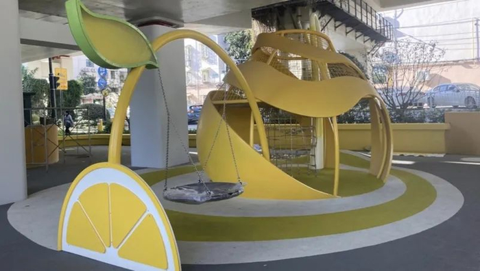 凯旋路桥下空间  （均摄于2020年，长宁区建管委供图）