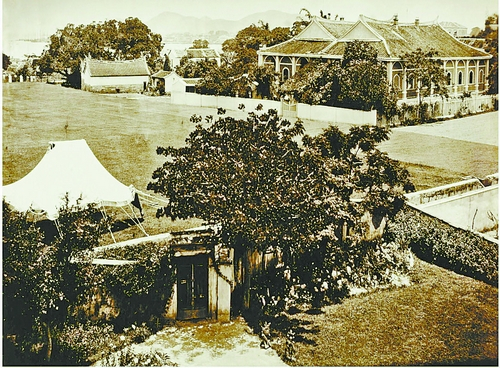 　　美国康奈尔大学馆藏19世纪80年代鼓浪屿体育场老照片。（詹朝霞 供图）