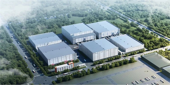 　　万纬天津东疆港冷链园区效果图