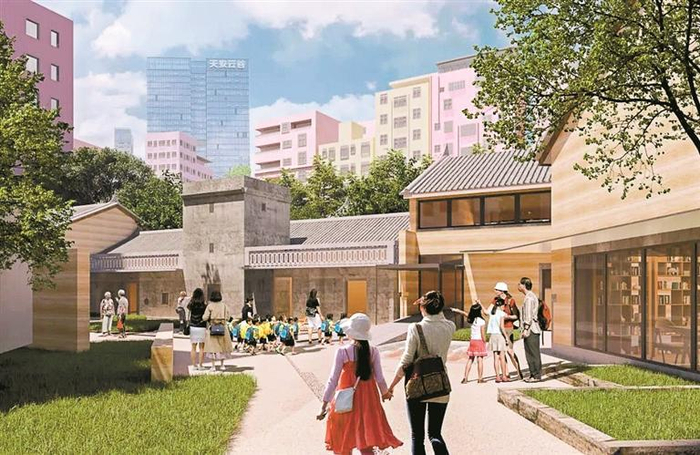 古村修缮效果图。 （龙岗区城管局供图）