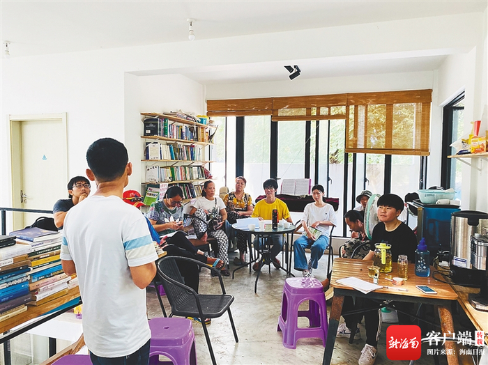 蓝丝带海洋保护协会在平民书馆开展赋能培训。图片由蓝丝带海洋保护协会提供