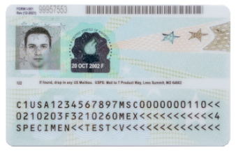 　　图9：2023版绿卡正反面展示图