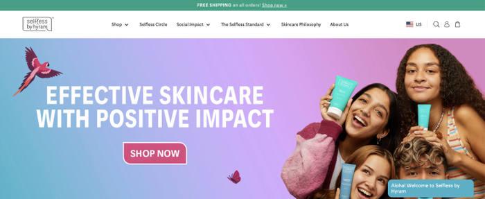  图源：Selfless品牌官网介绍页