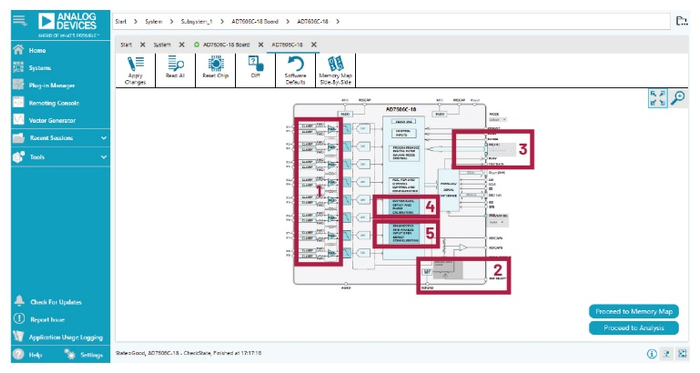 图3 AD7606C-16的ACE插件芯片视图
