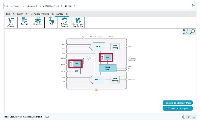 图2 AD7380的ACE插件芯片视图