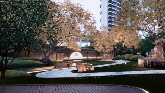 （云河颂景观效果图）