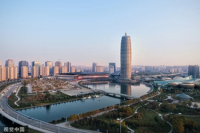 郑州CBD内环&nbsp;&nbsp;&nbsp;&nbsp;&nbsp;图/视觉中国