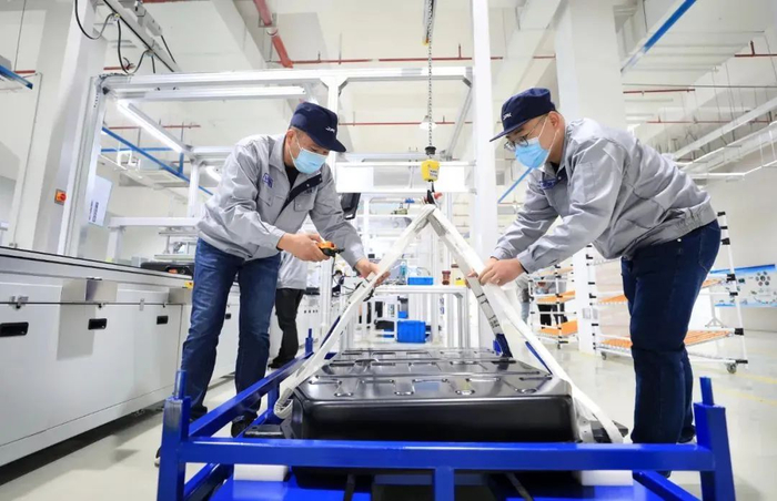 金派克新能源科技（淮北）有限公司生产场景