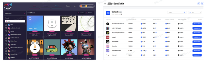 部分 NFT 借贷协议