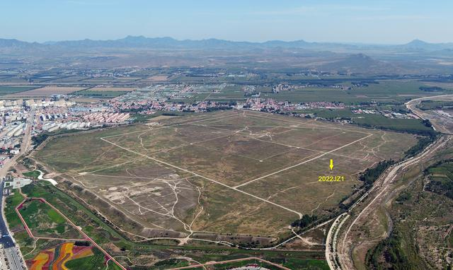 辽上京遗址全景和发掘位置（西南-东北）。国家文物局供图