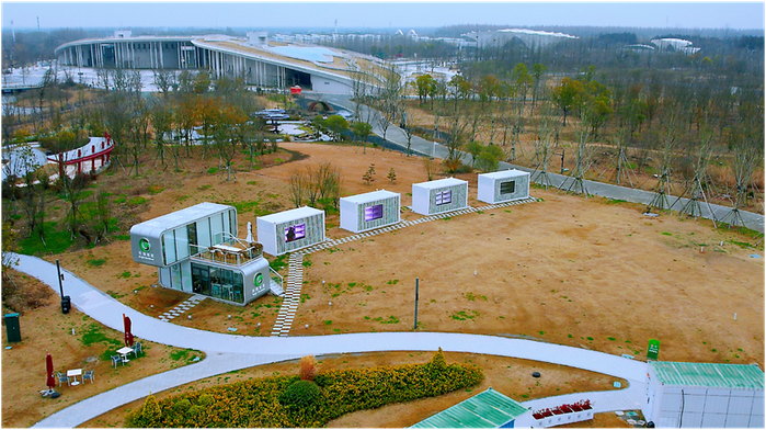 ▲本次决赛在上海崇明的光明母港垂直农业研究中心进行。 （莫斯提 摄）