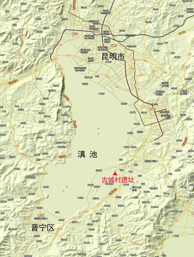 古城村遗址位置示意图。国家文物局供图