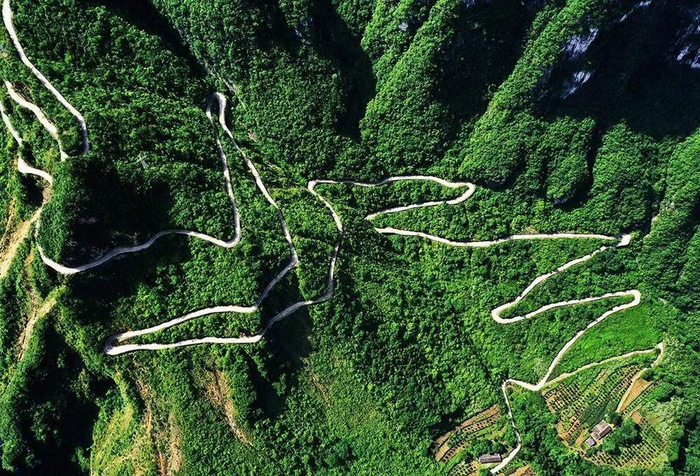 巫山天路下庄景区。市文化旅游委供图