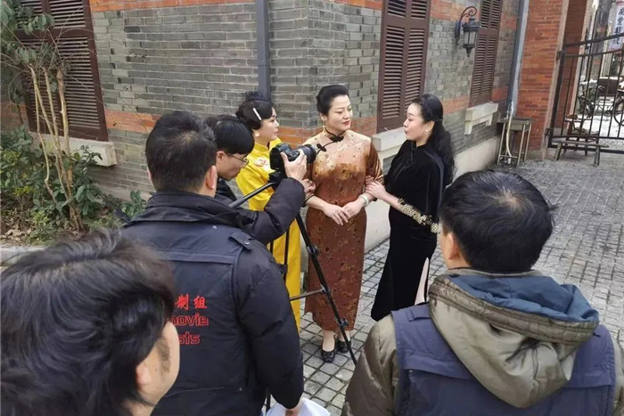 △外景拍摄现场