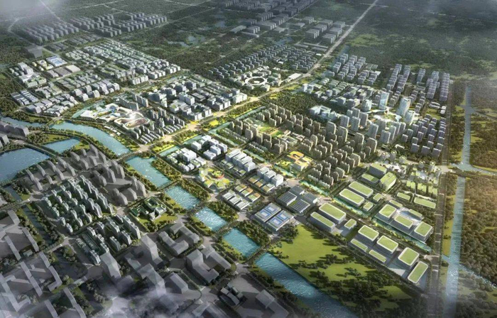 　　金港地块效果图