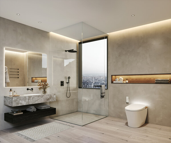 　　ViClean-IH⁺|宝洁丽-IH⁺ 浮光金版一体智能座厕