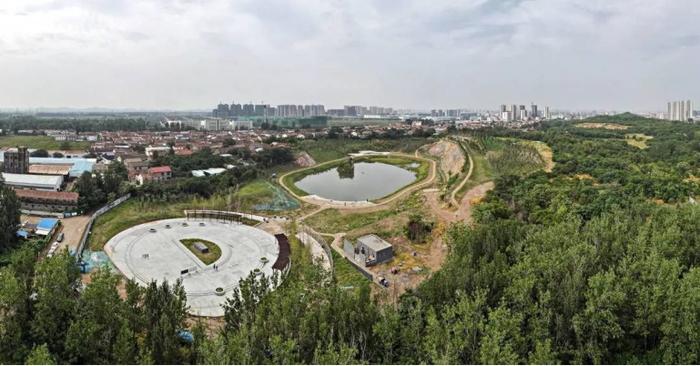 生态修复后的安然山郊野公园