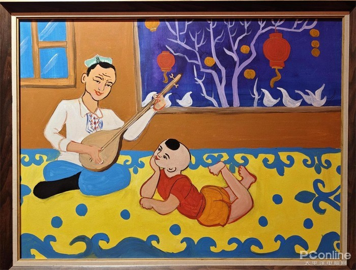 （喀什农民画的画）