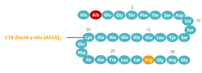 图司美格鲁肽结构